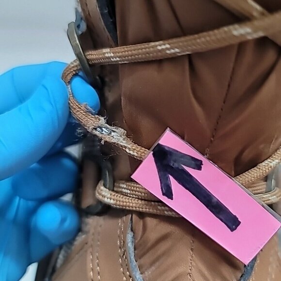 Bearpaw Bethany 1845W Leather Wool Sheepskin Brown Winter Boots Women's US 9 M - Picture 14 of 16